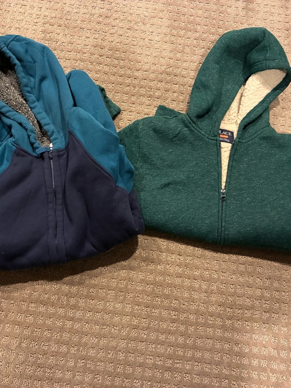 Kids Sherpa-Lined zip up Hoodies